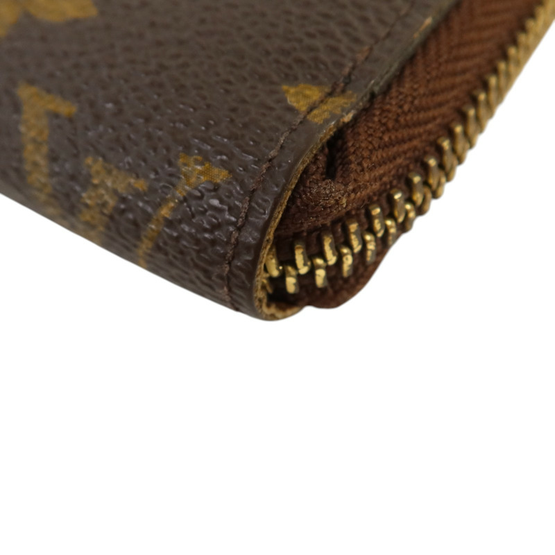 LOUIS VUITTON Monogram Zippy Wallet金扣長錢包-11