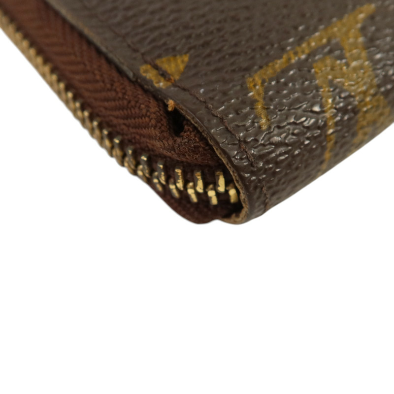 LOUIS VUITTON Monogram Zippy Wallet金扣長錢包-12
