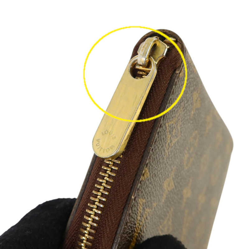LOUIS VUITTON Monogram Zippy Wallet金扣長錢包-14
