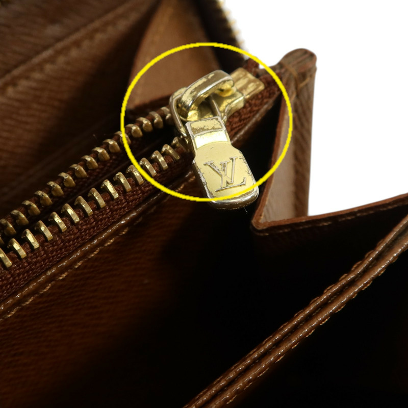 LOUIS VUITTON Monogram Zippy Wallet金扣長錢包-17