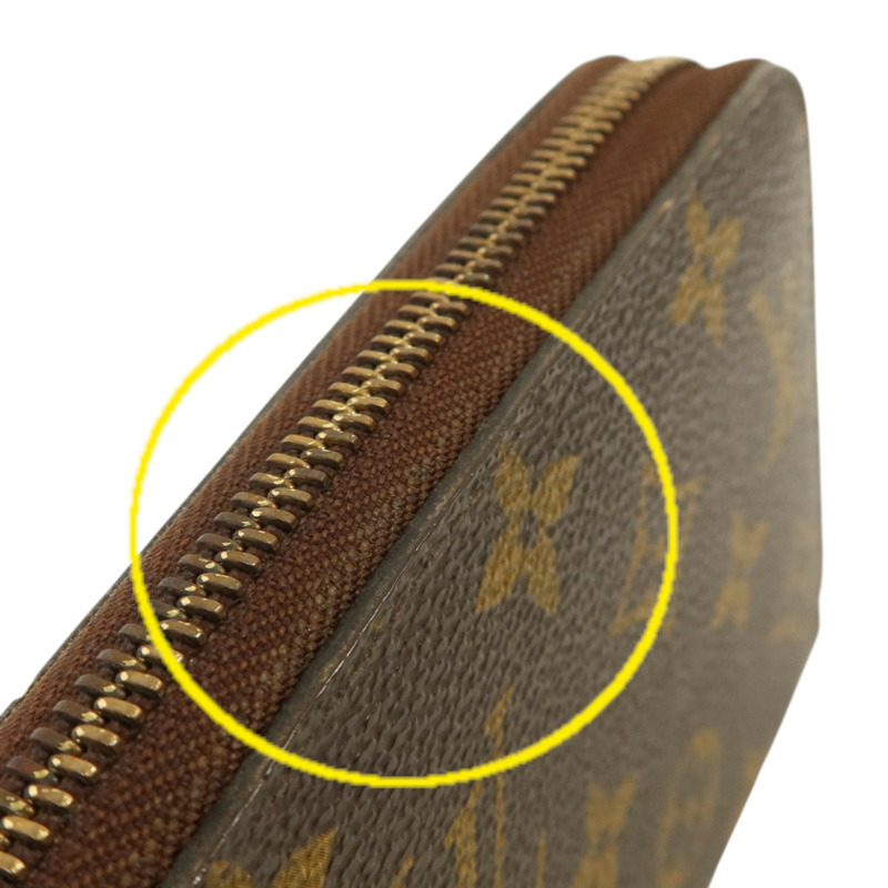 LOUIS VUITTON Monogram Zippy Wallet金扣長錢包-18
