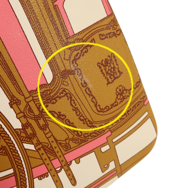 HERMES Swift皮革Carre Pocket Pouch銀扣手拿包-14