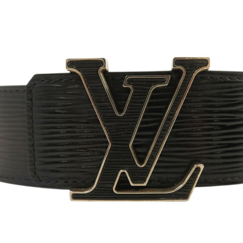 LOUIS VUITTON Epi Initials Belt 85cm銀扣皮帶-2
