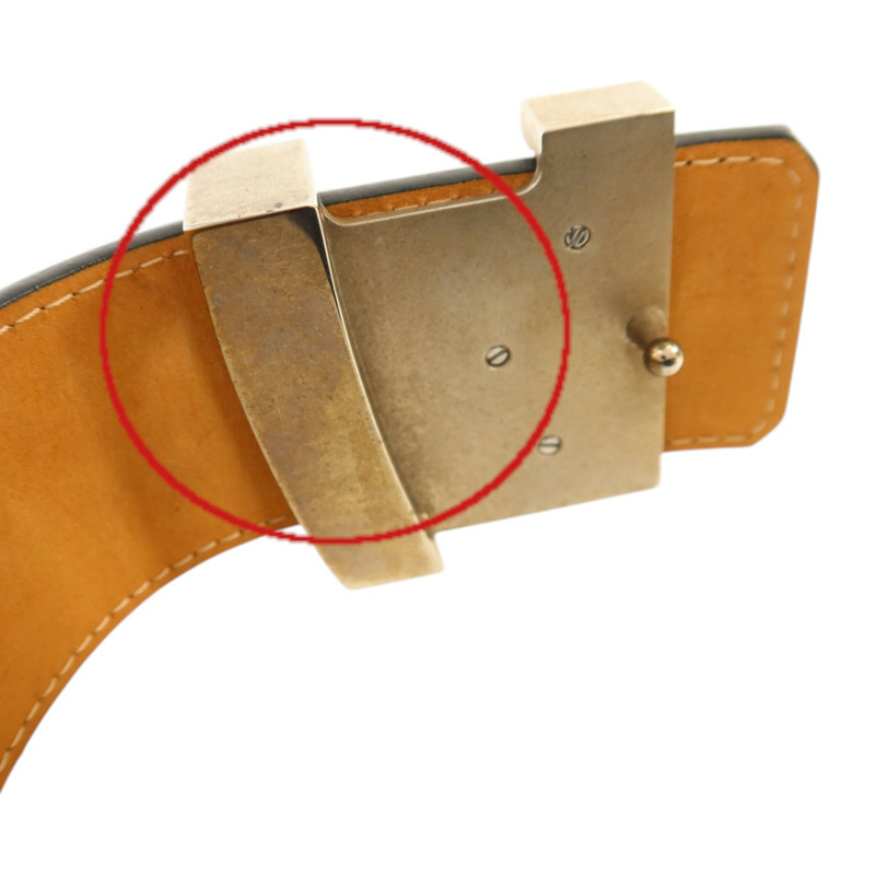 LOUIS VUITTON Epi Initials Belt 85cm銀扣皮帶-7