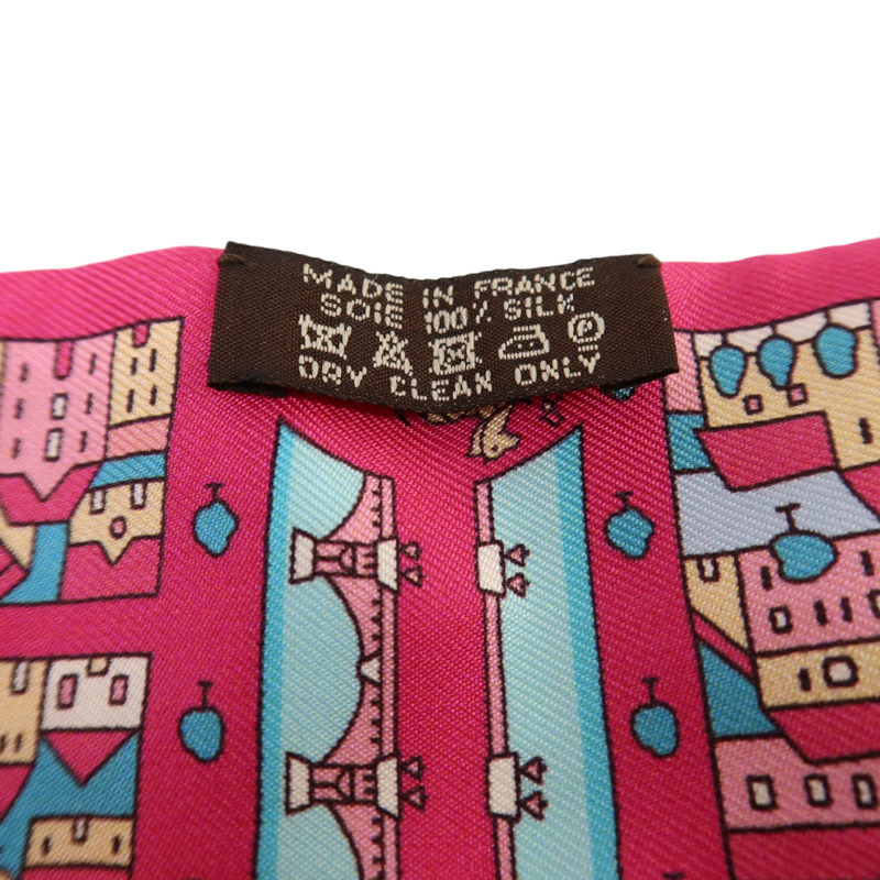 HERMES 絲質Twilly絲巾-5