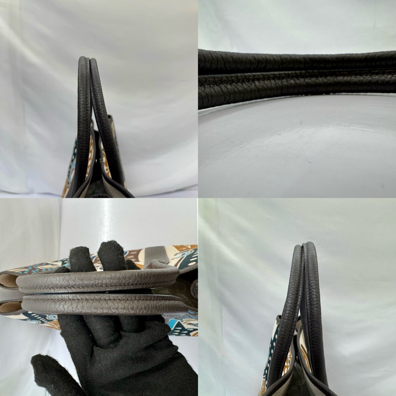 愛馬仕 HERMES Garden Party PM 電光色托特包 Ash Plume × Negonda 皮革 W刻印-5