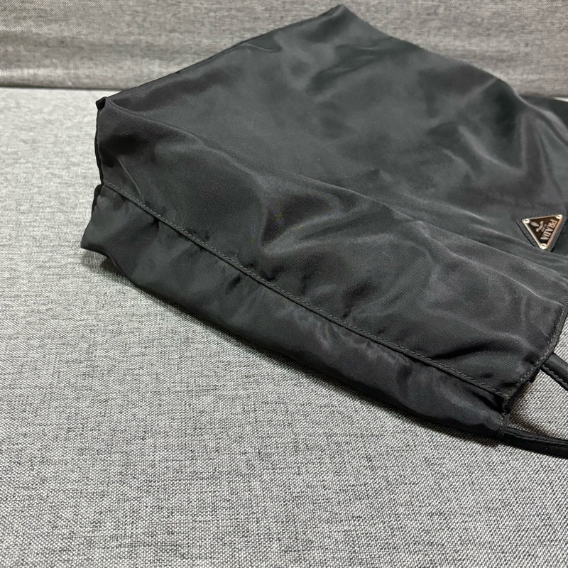 Prada 經典黑色尼龍托特包 Nylon tote bag 單肩包 手提包 28cm-8