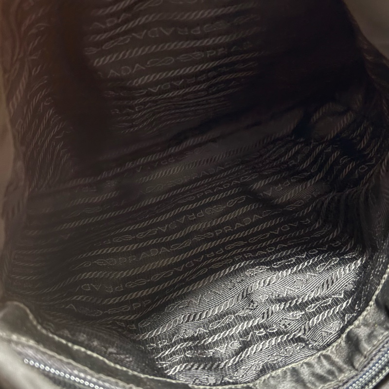 Prada 經典黑色尼龍托特包 Nylon tote bag 單肩包 手提包 28cm-11