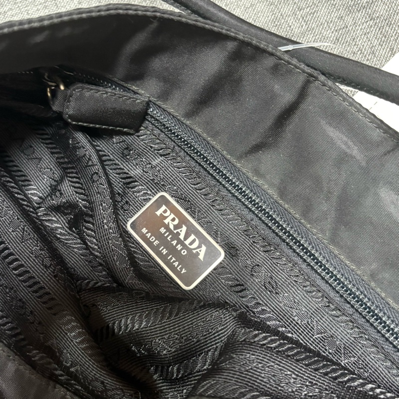 Prada 經典黑色尼龍托特包 Nylon tote bag 單肩包 手提包 28cm-13