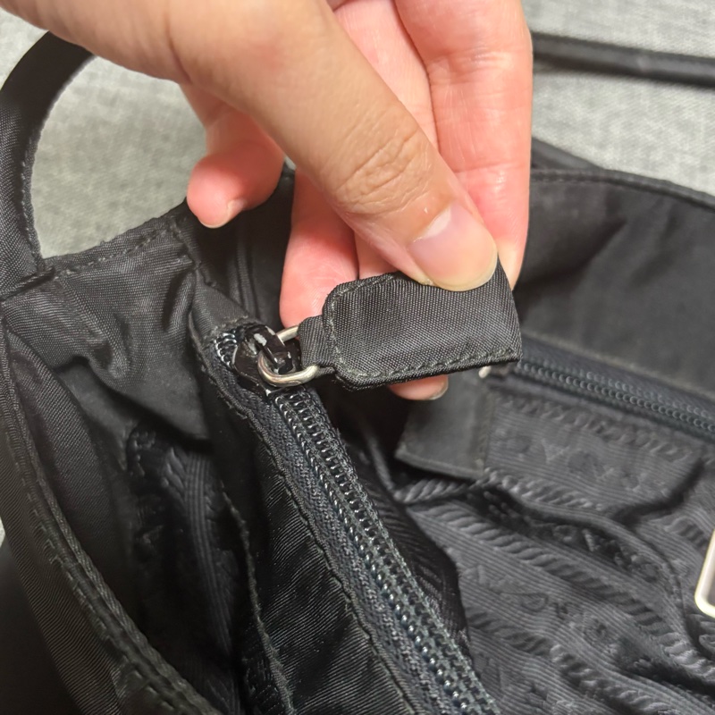 Prada 經典黑色尼龍托特包 Nylon tote bag 單肩包 手提包 28cm-17