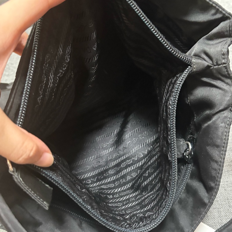 Prada 經典黑色尼龍托特包 Nylon tote bag 單肩包 手提包 28cm-18