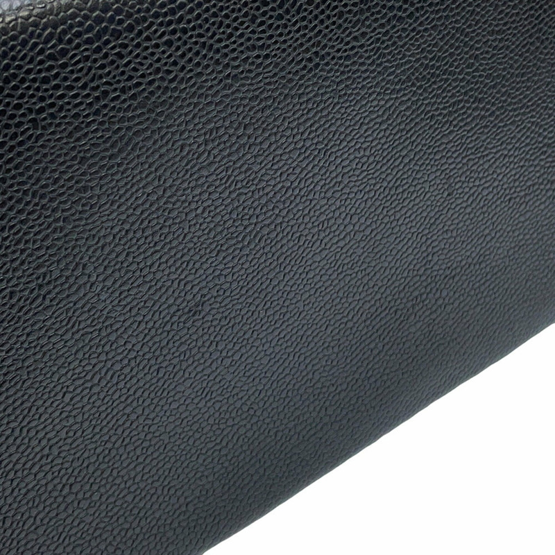 香奈兒 Coco Mark 絎縫復刻版手提包,魚子醬紋皮革,A01804,黑色,手提包,女士,香奈兒-6