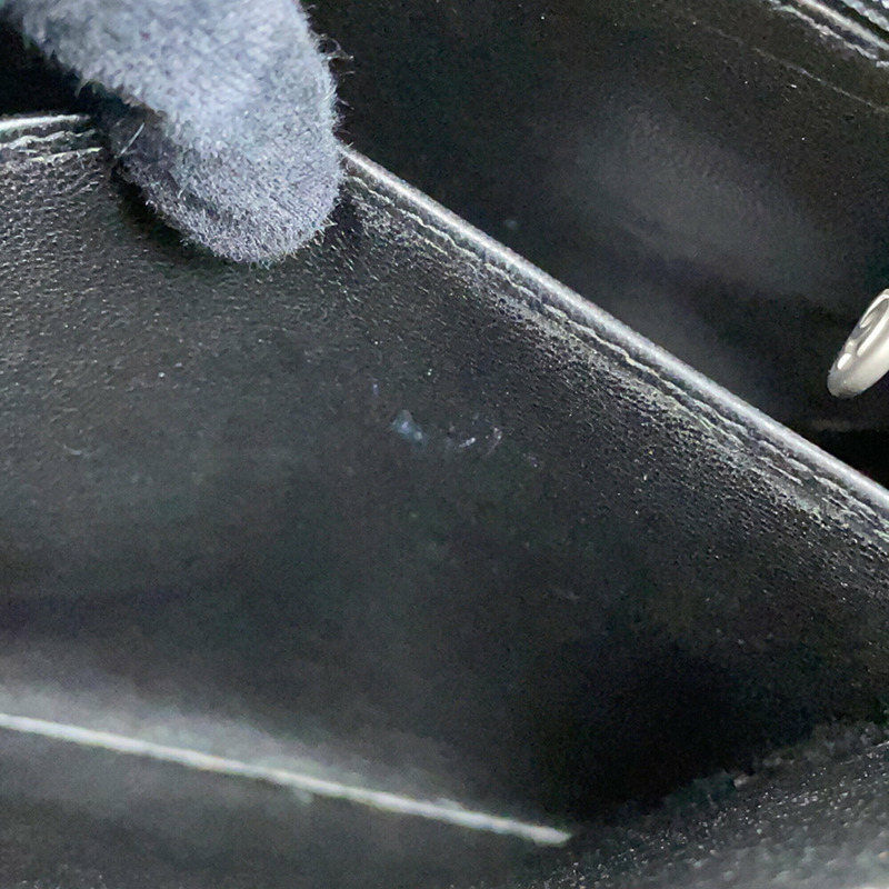 香奈兒 Coco Mark 絎縫復刻版手提包,魚子醬紋皮革,A01804,黑色,手提包,女士,香奈兒-10