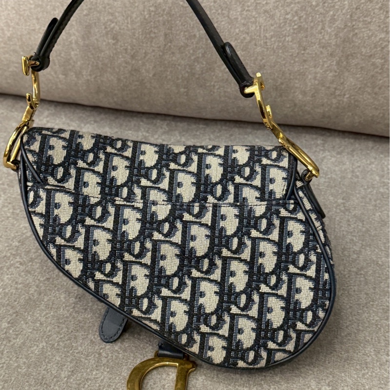 DIOR老花馬鞍手提包-2