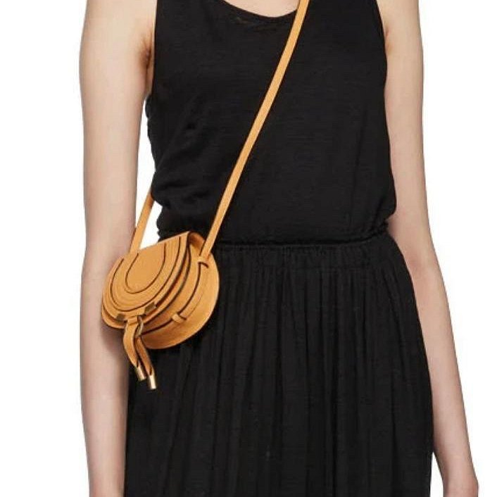 💎Han's house精品服飾💎CHLOE Marcie mini 蔻依 馬鞍 斜背 迷你 包 小牛皮 西班牙製 現貨 原價23500-3