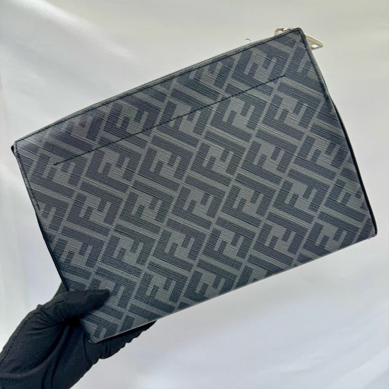 芬迪 FENDI  ZUCCA 老花手拿包 7VA564-1