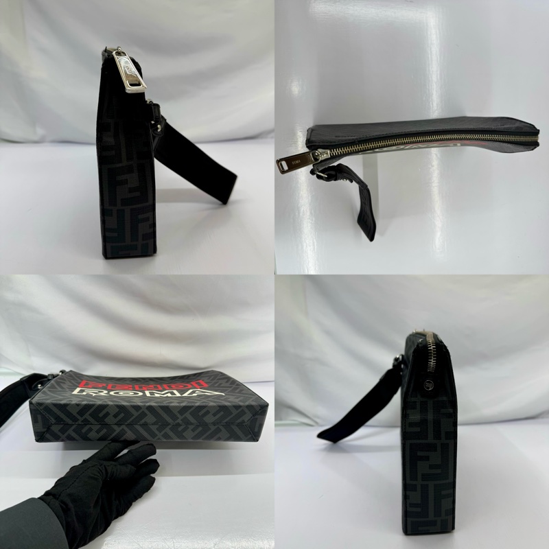 芬迪 FENDI  ZUCCA 老花手拿包 7VA564-3