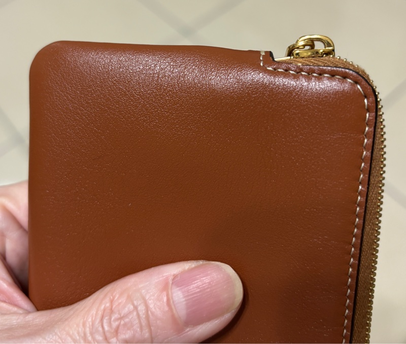 CELINE 經典CUIR TRIOMPHE系列光滑小牛皮拉鍊萬用鑰匙/零錢包-8