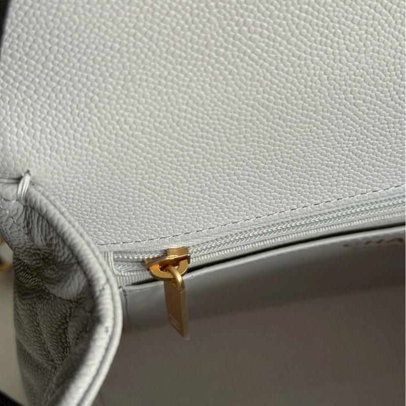 99新🆕 全配有購證🙌🏻 Chanel 香奈兒 25P 雙C鏈條包 灰色金釦-15