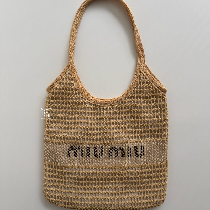 98新✨ Miu Miu Ivy 竹編托特包-1