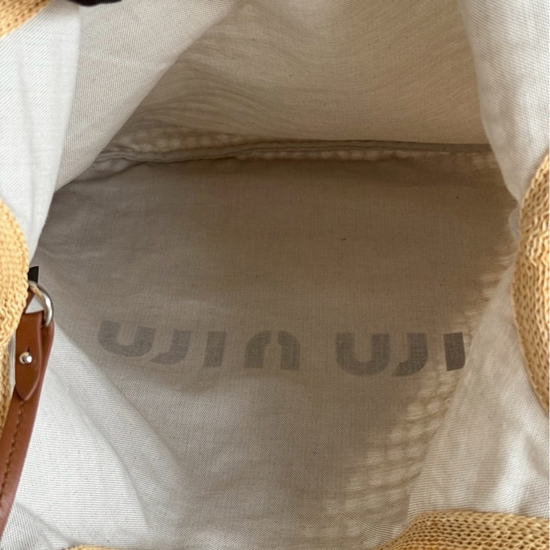 98新✨ Miu Miu Ivy 竹編托特包-15