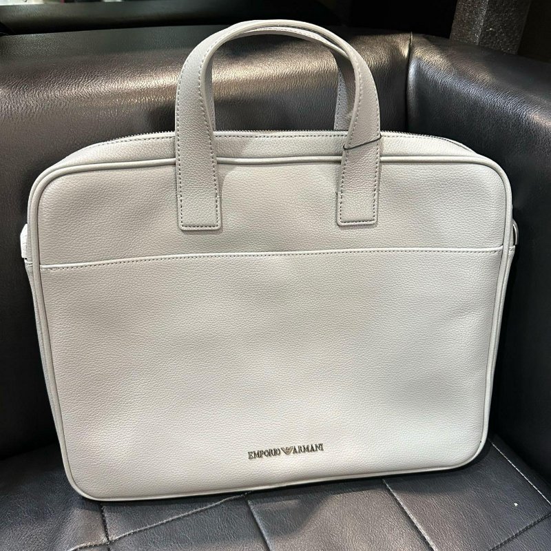 💎Han's house精品服飾💎EMPORIO ARMANI 亞曼尼 EA 真皮 手提包 公事包-1