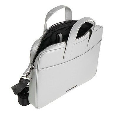 💎Han's house精品服飾💎EMPORIO ARMANI 亞曼尼 EA 真皮 手提包 公事包-6