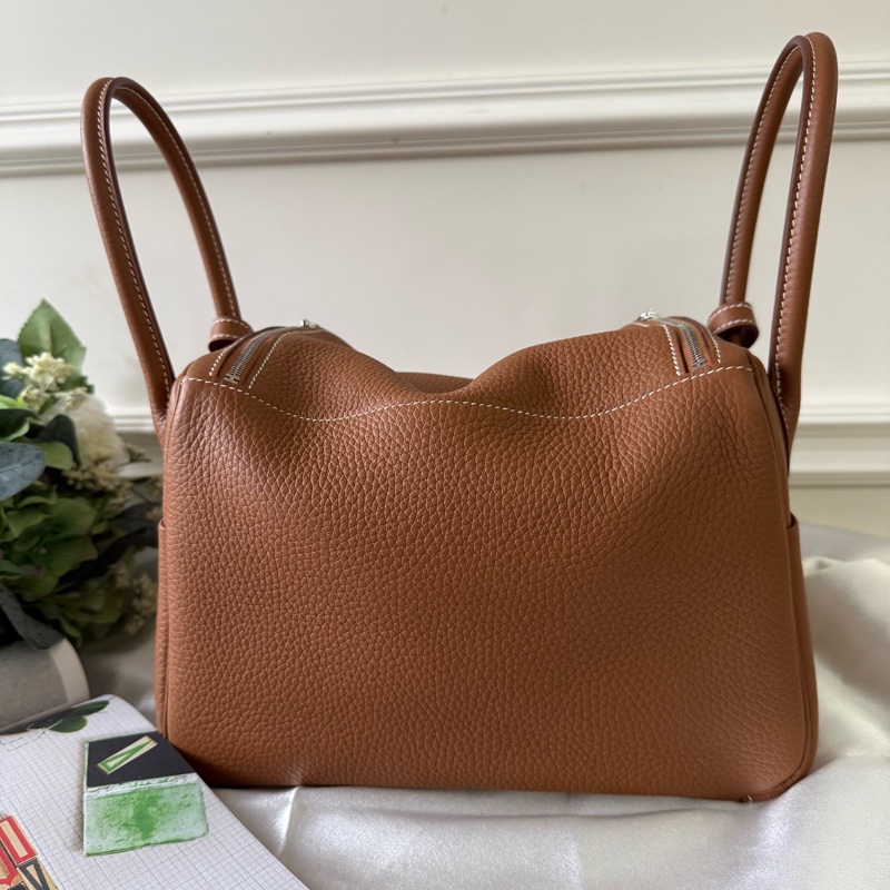 銀釦 TC皮 Lindy 26m(金棕色)-3