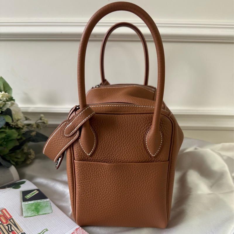 銀釦 TC皮 Lindy 26m(金棕色)-4