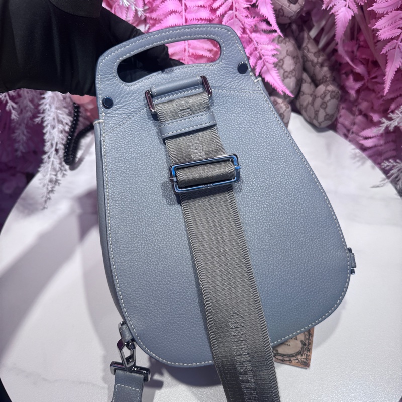 Dior 霧霾藍單肩包/斜背包/王吉娜古董精品-4