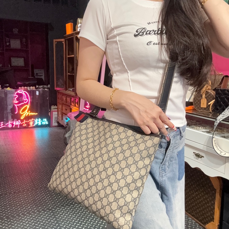 Gucci 信封斜背包/王吉娜古董精品-1
