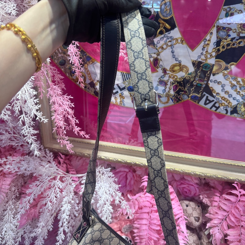 Gucci 信封斜背包/王吉娜古董精品-6