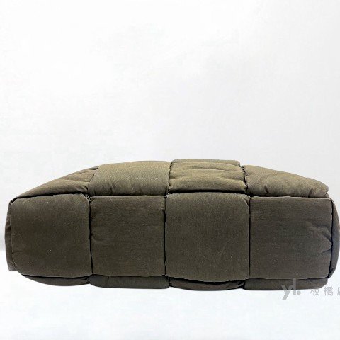 Y2007-Bottega Veneta 橄欖綠編織大號 Arco手提肩背包-4