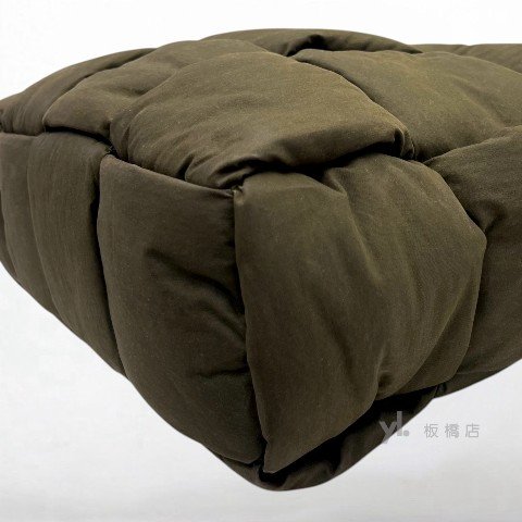 Y2007-Bottega Veneta 橄欖綠編織大號 Arco手提肩背包-8