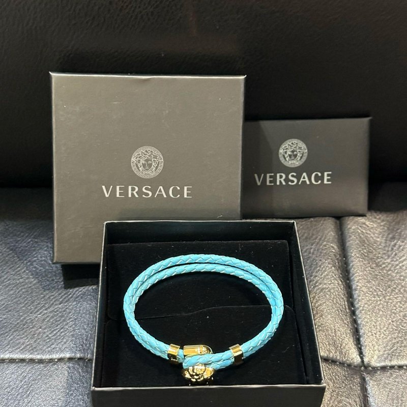 💎Han's house精品服飾💎 VERSACE 凡賽斯 女王頭 手環 手鏈 意大利製 現貨 原價10500-1