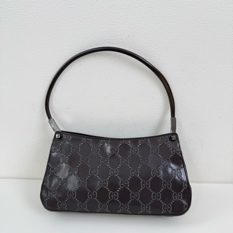 Gucci/古馳 腋下包 銀扣-4