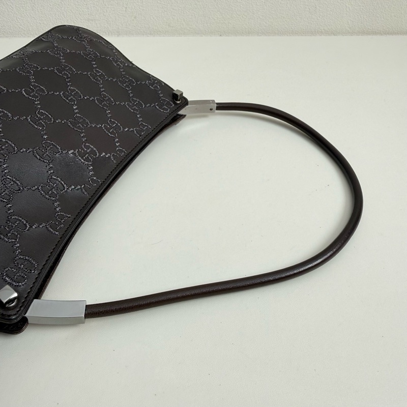 Gucci/古馳 腋下包 銀扣-7