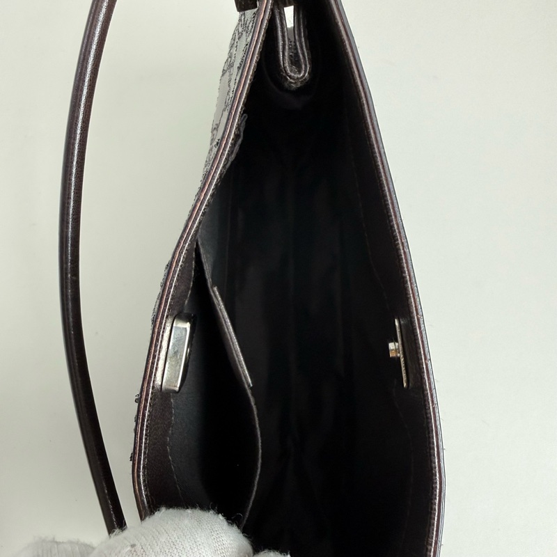 Gucci/古馳 腋下包 銀扣-8