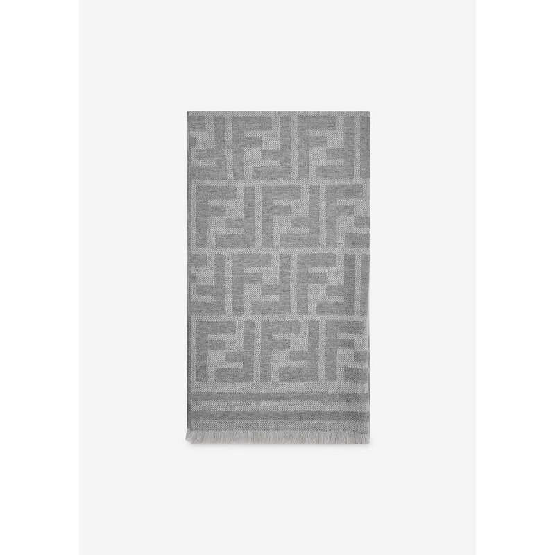 💎Han's house精品服飾💎 fendi 芬迪 FF 滿版 圍巾 170X46 義大利制 原價20000-6