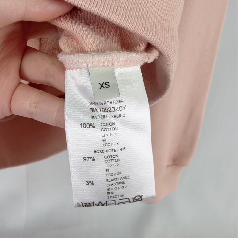 莉亞精品♡紀梵希 Givenchy T恤 粉 XS 二手-4