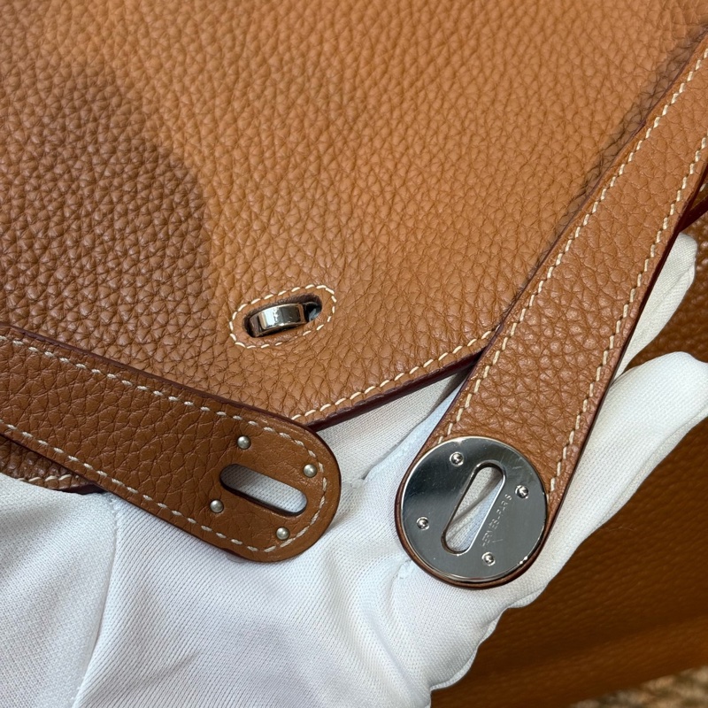 Hermes 愛馬仕 Lindy34 框P刻 金棕 銀扣 Clemence牛皮 無明顯瑕疵 甜甜價-10