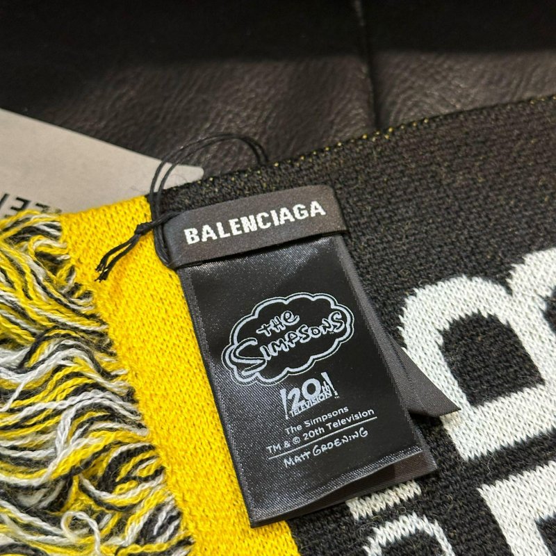 💎Han's house精品服飾💎 Balenciaga 巴黎世家 羊毛 圍巾 面用 18X155公分 原價16000-3