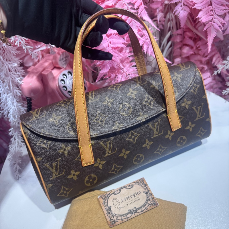 Lv 中古手提法棍包/王吉娜古董精品-3