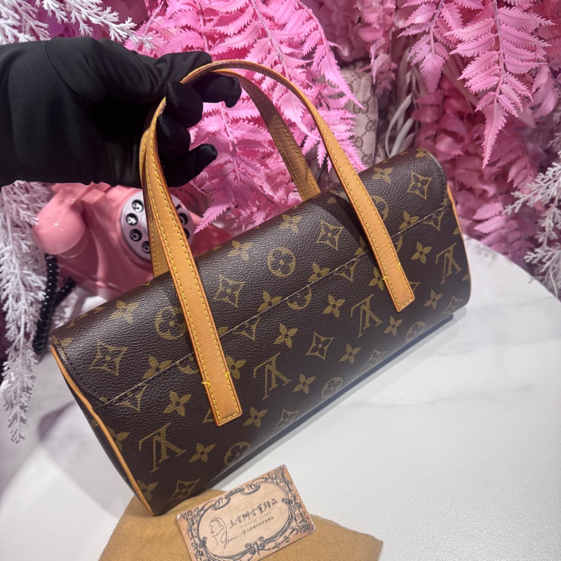 Lv 中古手提法棍包/王吉娜古董精品-5