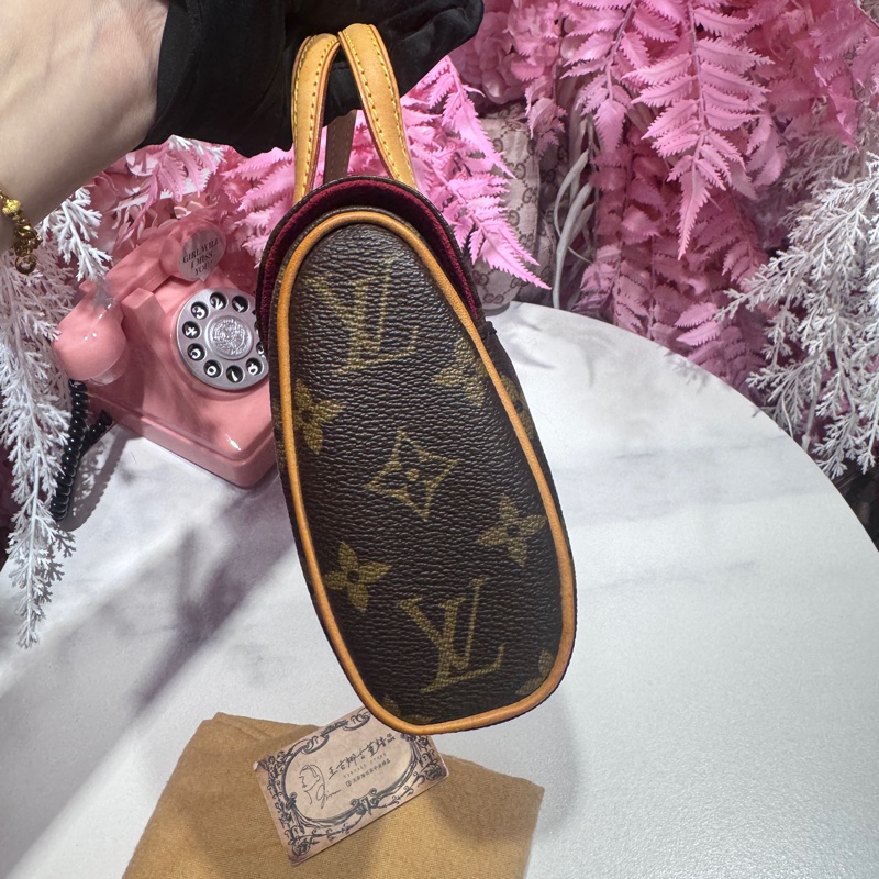 Lv 中古手提法棍包/王吉娜古董精品-6