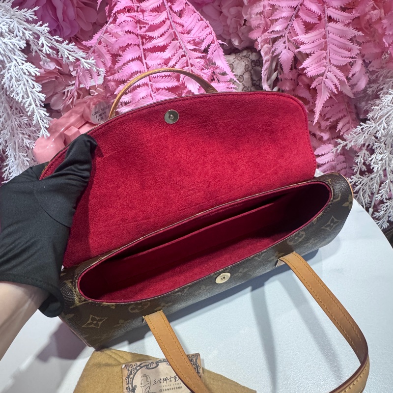 Lv 中古手提法棍包/王吉娜古董精品-9