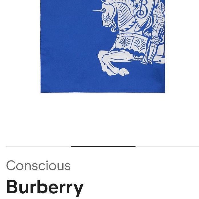 💎Han's house精品服飾💎Burberry 100%真絲 戰馬 絲巾 圍巾 領巾 義大利製 中性 90×90 現貨 原價14300-2