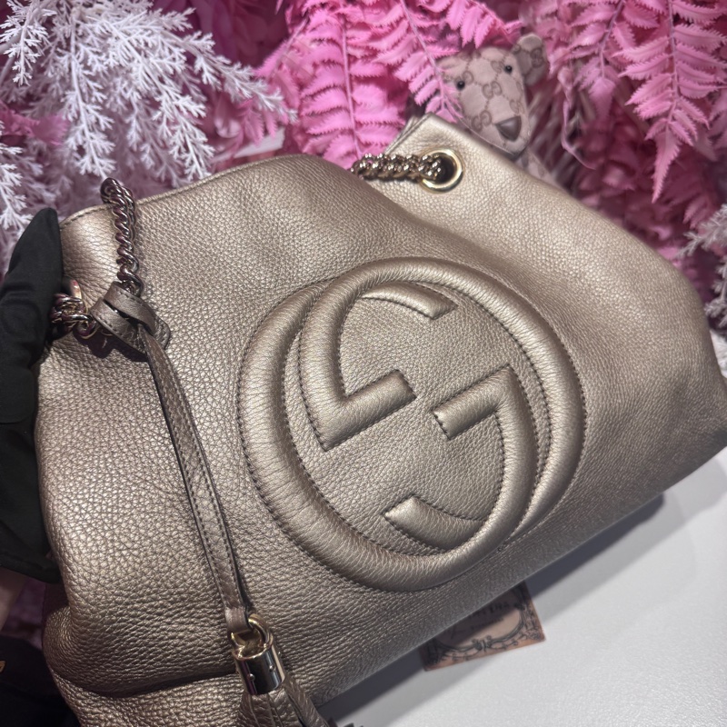 Gucci soho 流蘇斜背包/王吉娜古董精品-3