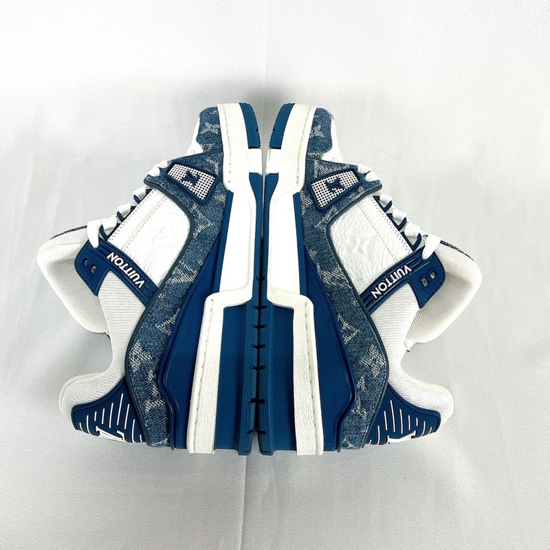 莉亞精品♡LV 1A9JGQ Trainer 藍 運動鞋 2 二手-3