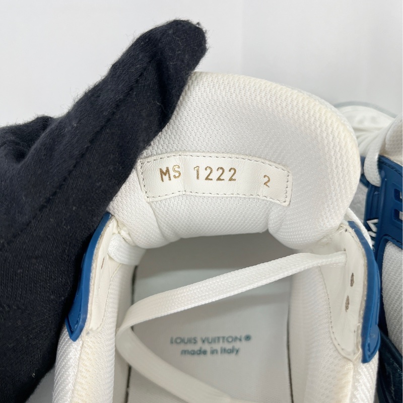 莉亞精品♡LV 1A9JGQ Trainer 藍 運動鞋 2 二手-4